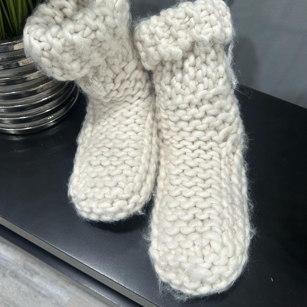 Beautiful slippers! Worn only a couple times.